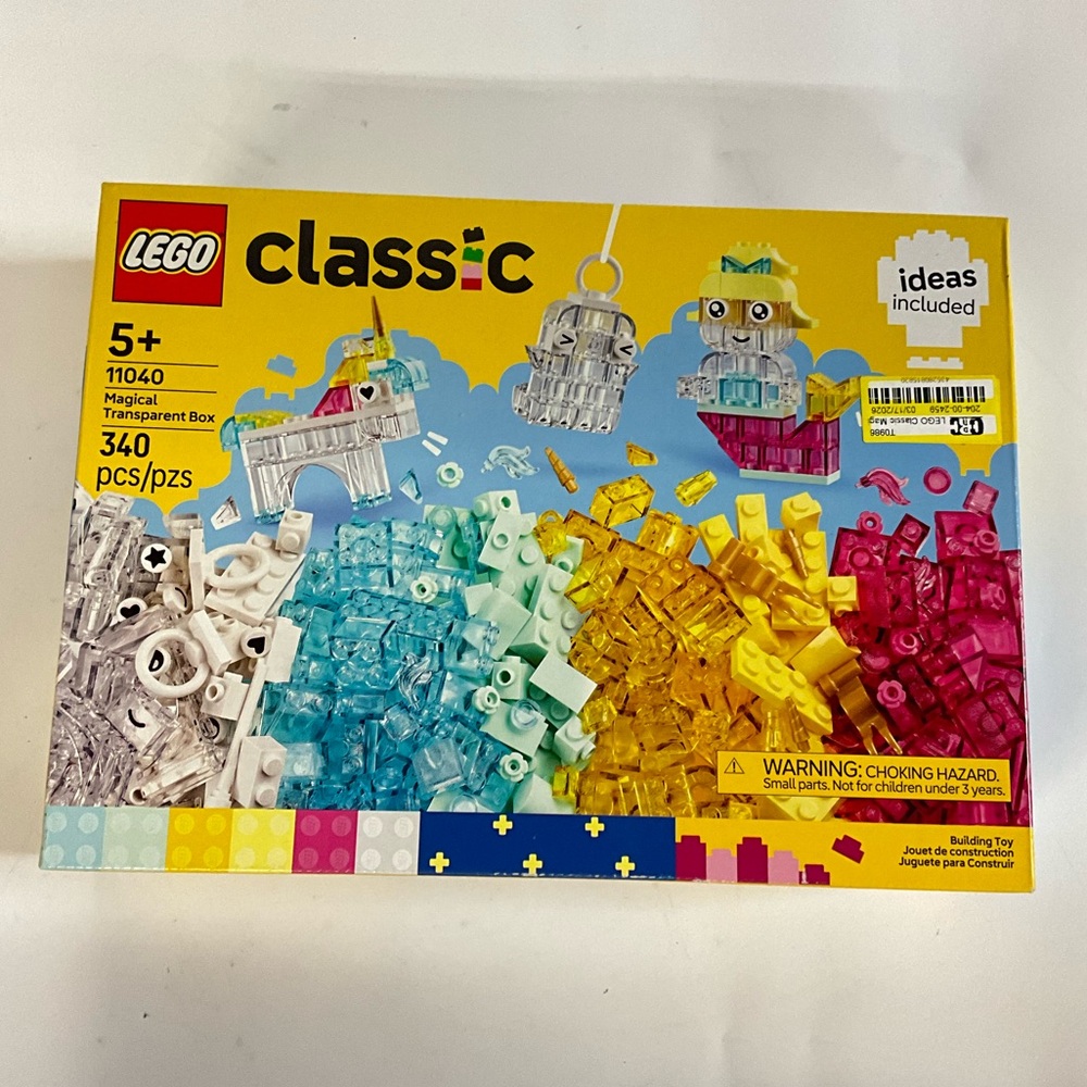 LEGO Classic Magical Transparent Box Building Toys Set 11040 BRAND NEW - SEALED
